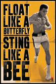 Muhammad Ali "Float and Sting" Poster