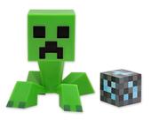 Fgurine Creeper de Minecraft avec un bloc de diamants