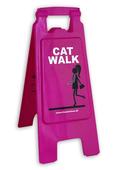 Tussi on Tour Partyschild Cat Walk