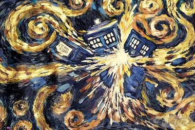 Doctor Who Poster Exploding Tardis