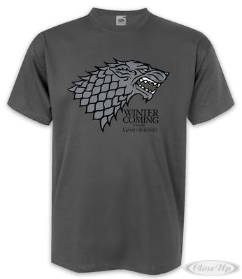 Game of Thrones T-Shirt Winter is Coming House Stark