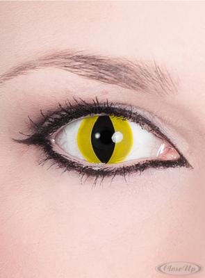 Motiv-Kontaktlinsen Raubtier gelb
