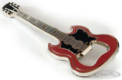 Flaschenöffner E-Gitarre Braun