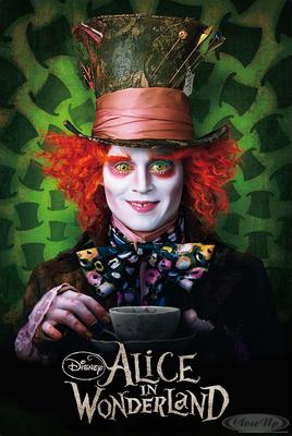 Alice im Wunderland Poster Hutmacher (Johnny Depp)