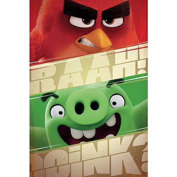 Angry Birds Poster RAAH!