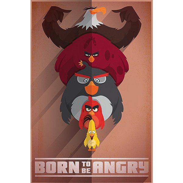Angry Birds Poster Born to be