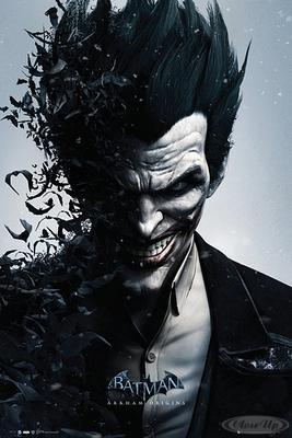 Batman Arkham Origins Poster Joker & Bats