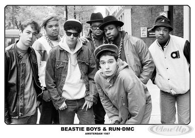 Beastie Boys & Run-DMC Poster Amsterdam 1987