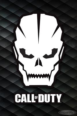 Call of Duty Poster Skull