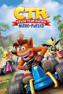 Crash Team Racing Poster CTR Nitro Fueled