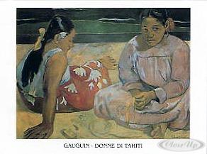 Donne Di Tahiti Paul Gauguin (Kunstdruck)