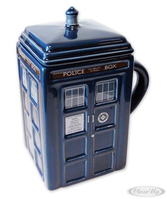 Doctor Who Tasse Tardis aus Keramik, mit Deckel