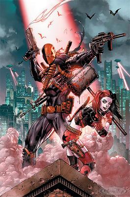DC Comics Poster Deathstroke & Harley Quinn