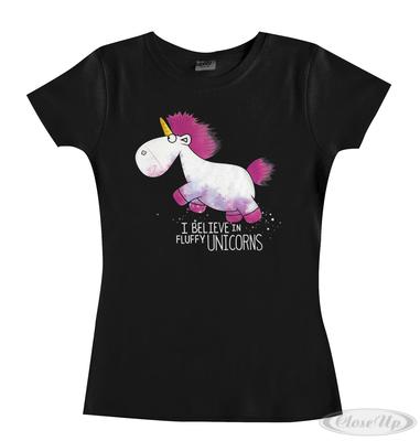 Despicable Me 3 Girlie Shirt I Believe In Fluffy Unicorns