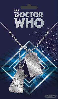 Doctor Who Dog Tag Tardis & Dalek