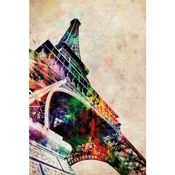 Eiffel Tower Watercolor Poster