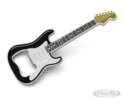 Flaschenffner E-Gitarre schwarz