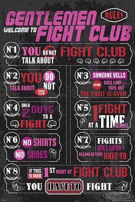Fight Club Poster Rules