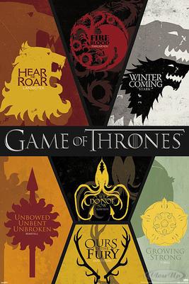 Game of Thrones Poster Sigils (Wappen)