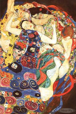 Gustav Klimt Poster Die Jungfrau