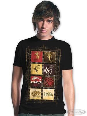 Game of Thrones T-Shirt Häuser-Wappen