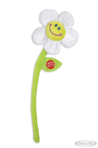 Glückwunsch-Blume mit Musik "Happy Birthday" Plüschblume - Scherzartikel Glückwunsch-Blume mit Musik "Happy Birthday" Plüschblume - Scherzartikel