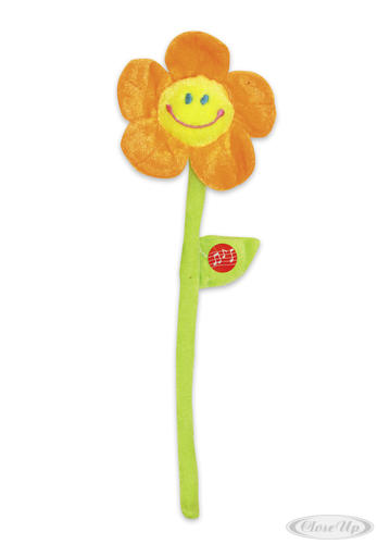 Glückwunsch-Blume mit Musik "Happy Birthday" Plüschblume - Scherzartikel Glückwunsch-Blume mit Musik "Happy Birthday" Plüschblume - Scherzartikel
