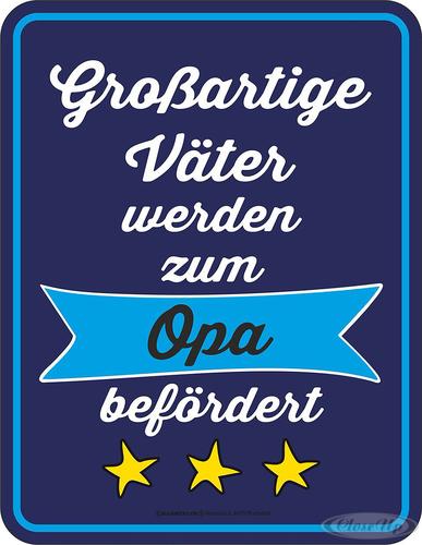 Großartige Väter Blechschild Großartige Väter Blechschild