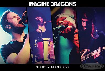 Imagine Dragons Poster Night Visions Live