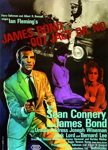 James Bond 007 Jagt Dr. no Poster