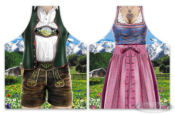Kochschürzenset Dirndl & Lederhose (Bayerische Tracht) - Sonstige Textilien Kochschürzenset Dirndl & Lederhose (Bayerische Tracht) - Sonstige Textilien