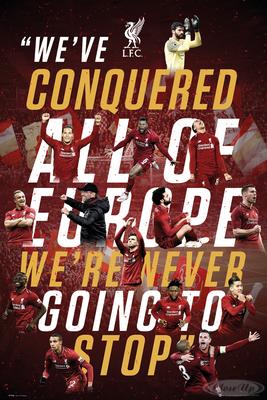 Liverpool FC Poster Europe 2019
