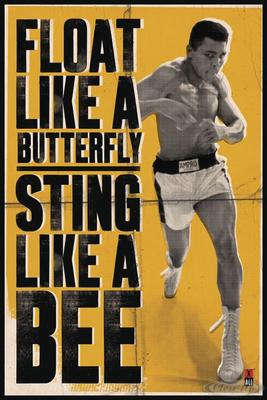 Muhammad Ali ´´Float and Sting´´ Poster