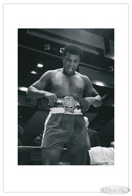 Muhammad Ali The Greatest (Kunstdruck) Champions Belt