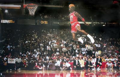 Michael Jordan Poster Slam Dunk Contest
