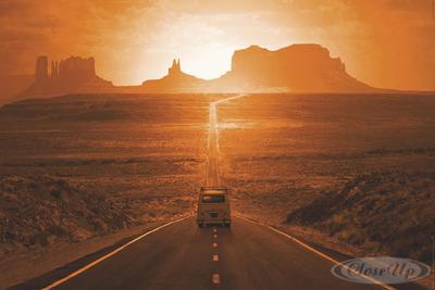 Monument Valley Poster & Camper Van