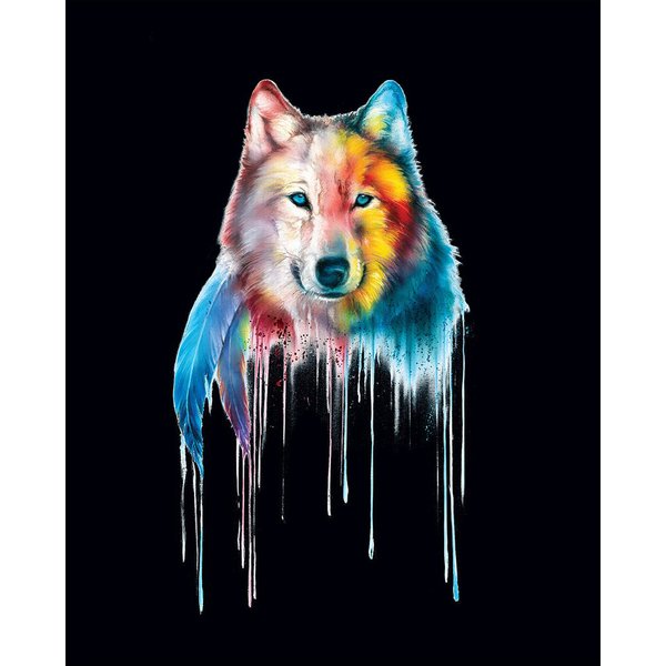 Mystical Wolf Poster