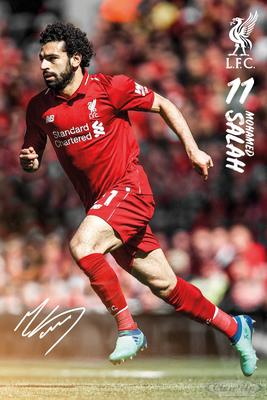 Mohamed Salah Poster Liverpool Saison 2018/2019