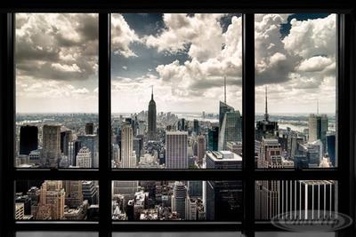 New York Poster Skyline Fenster
