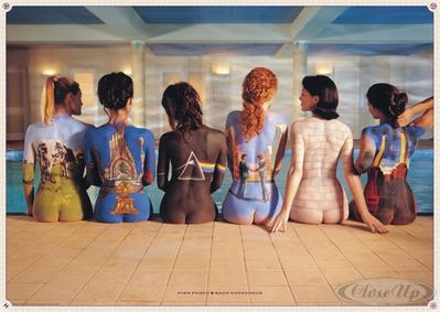 Pink Floyd Poster Bodypainting Album Covers