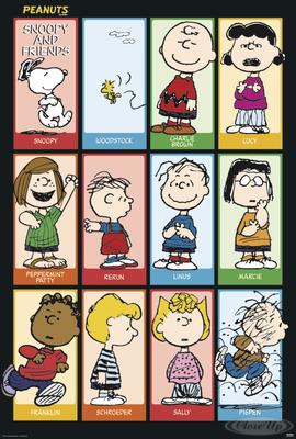 Peanuts Poster Snoopy & Friends