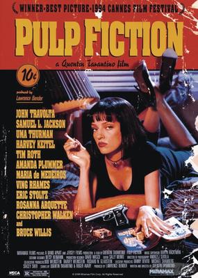 Pulp Fiction XXL Poster Hauptplakat Uma Thurman