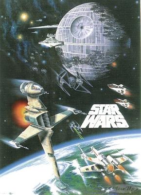 Star Wars Poster Space Battle
