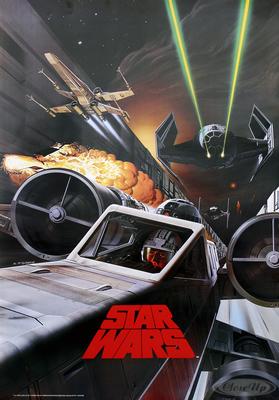Star Wars Poster Battle in Death Star Canal