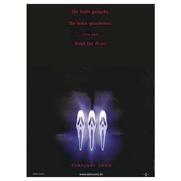 Scream 3 Poster