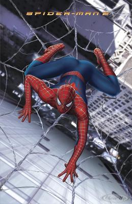 Spider-Man 2 3D Poster Spinnennetz