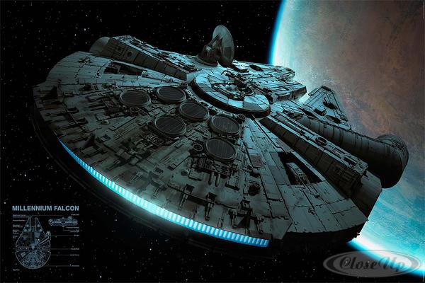 Star Wars Poster Millennium Falcon Star Wars Poster Millennium Falcon