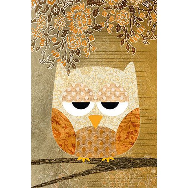 Sweet Owl Poster Antik