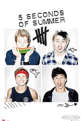 5 Seconds of Summer Poster Squares