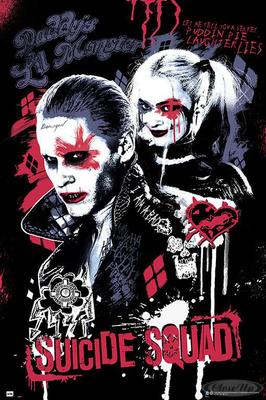 Suicide Squad Poster Joker und Harley Quinn